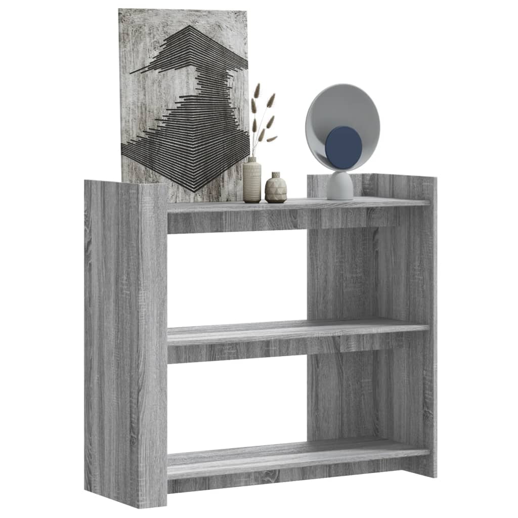 Console Table Gray Sonoma 100x35x90 cm Particleboard