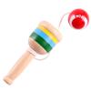 Montessori Toy Wooden Skill Sword Cup Develop Intelligence Smooth Toys Educational Traditional Games Toys Throw and Catch Ball