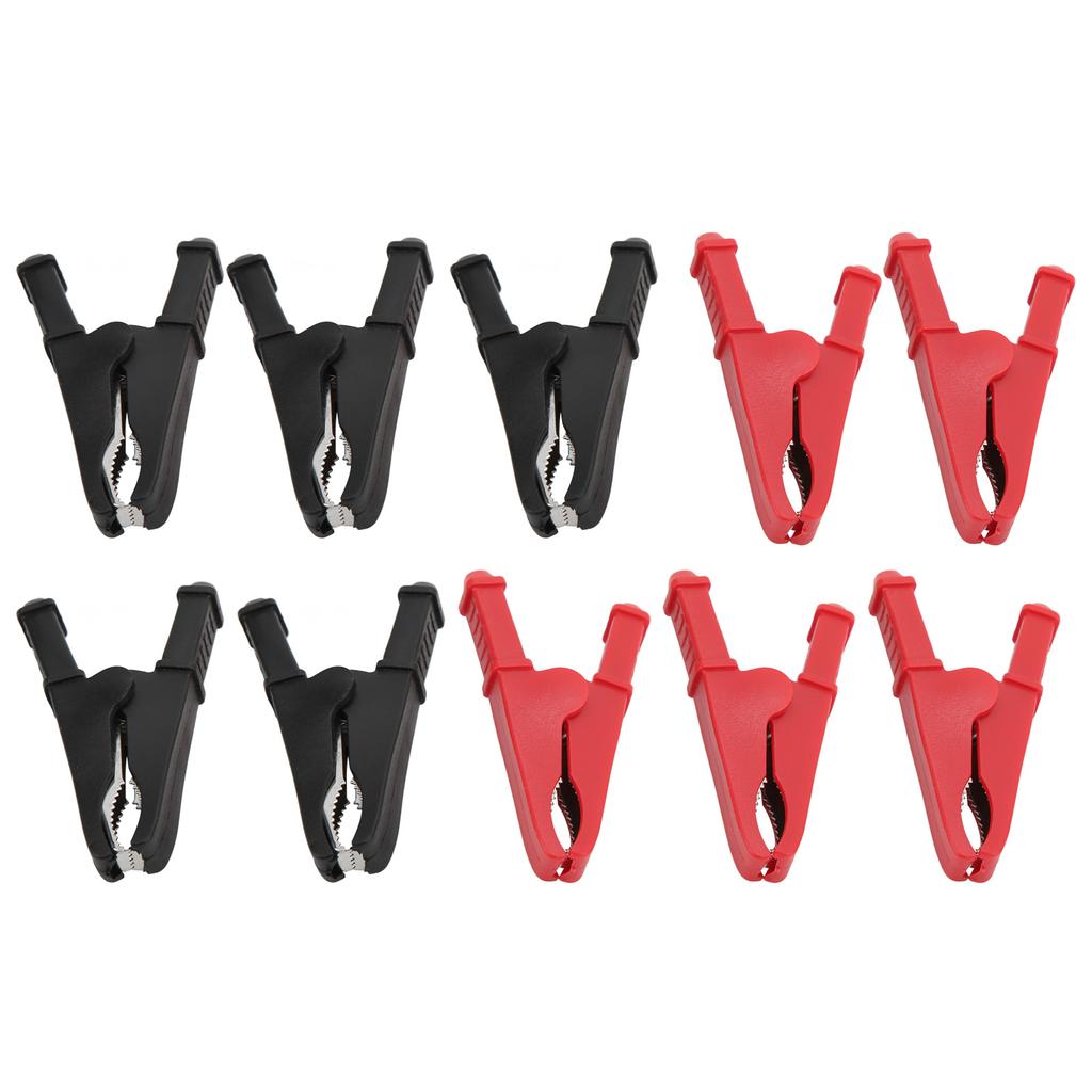 10pcs Electric Test Clip Good Electrical Conductivity Corrosion Resistance Power Test Accessories 30A 1000V