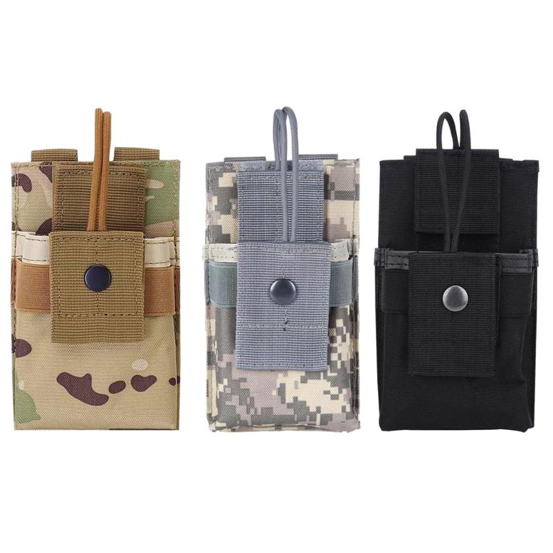 Small Radio Case Heavy Duty Belt Radios Holster Bags for Radio Walkie Talkies Holder Adjustable Radio Storage Pouch Bag