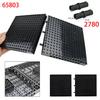 Совместимые 65803 2780 Технические кубики 16x16 Базовая пластина Мозаика Поп Пиксель-арт Кубики Детали MOC Перфорированная Базовая пластина Кубики
