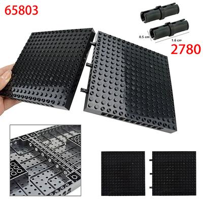 Совместимые 65803 2780 Технические кубики 16x16 Базовая пластина Мозаика Поп Пиксель-арт Кубики Детали MOC Перфорированная Базовая пластина Кубики