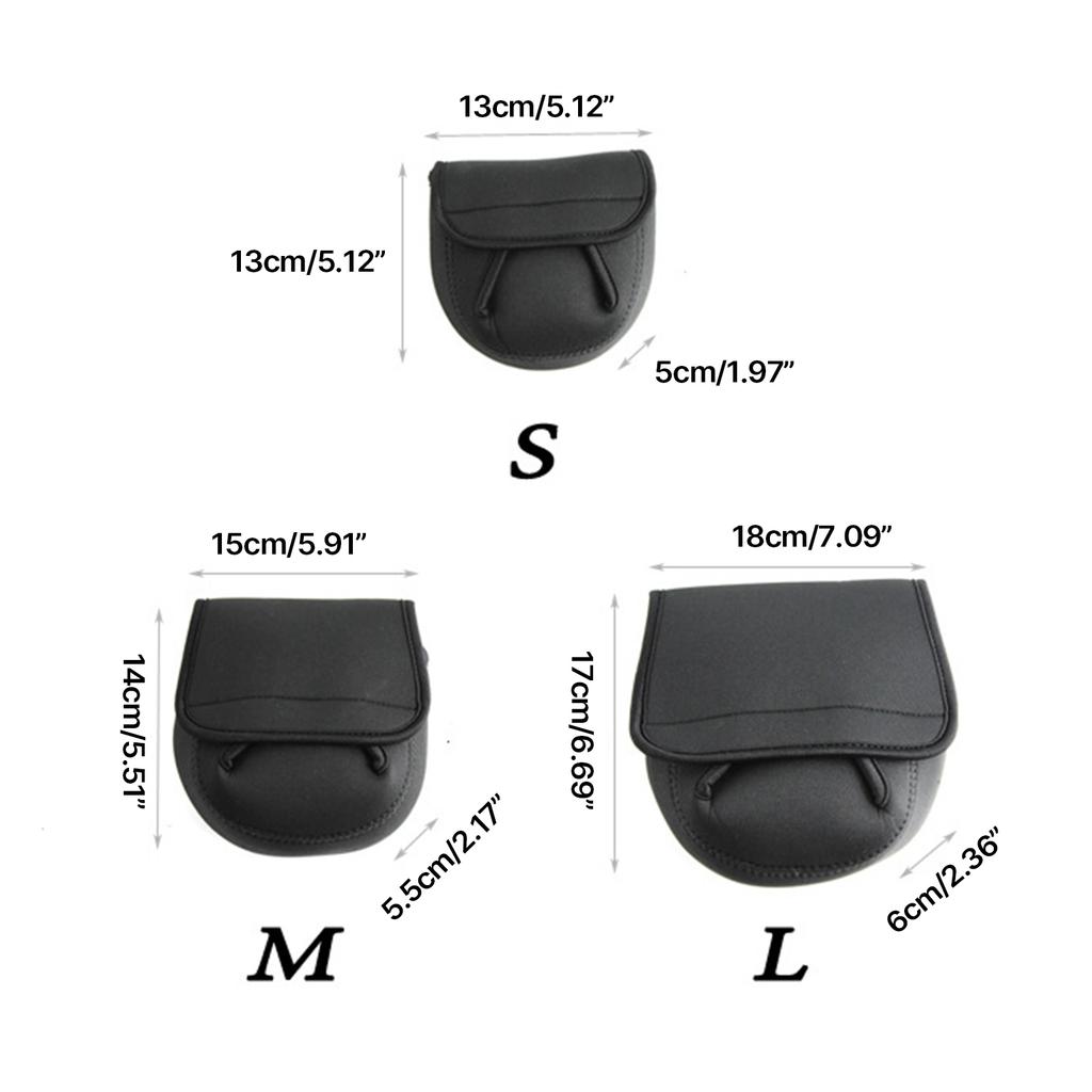 Portable Fishing Spinning Reel Cover Spinning Reel Cover Case Bag Pouch Baitcasting Reel Bag Fishing Tackle Accessories