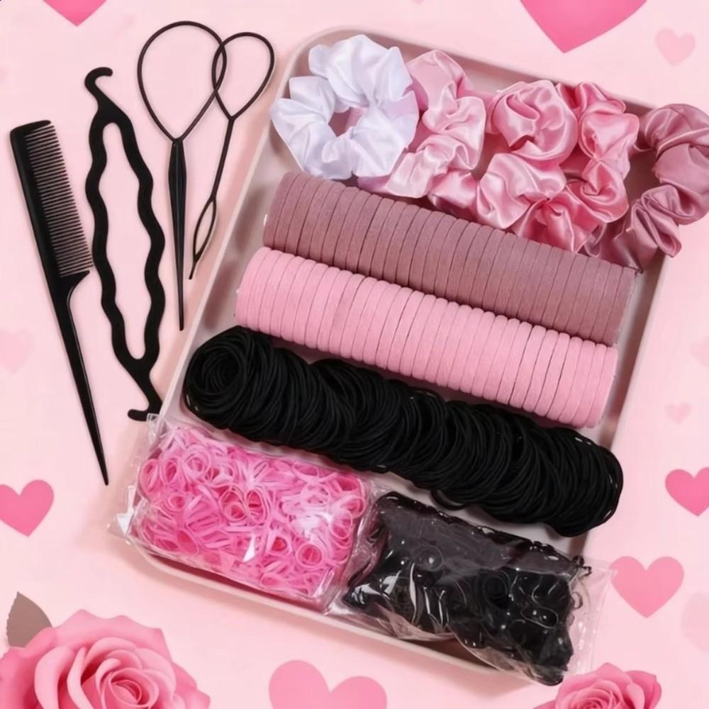 Seamless Hair Accessories Set High Elastic Scrunchies New Ponytail Holders Girls Hair Styling