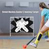 Мишень для бросков по хоккейному вратарю Уличный хоккейный сетка Мишень для вратаря Хоккейные ворота Тренировочная мишень Для тренировки точности бросков