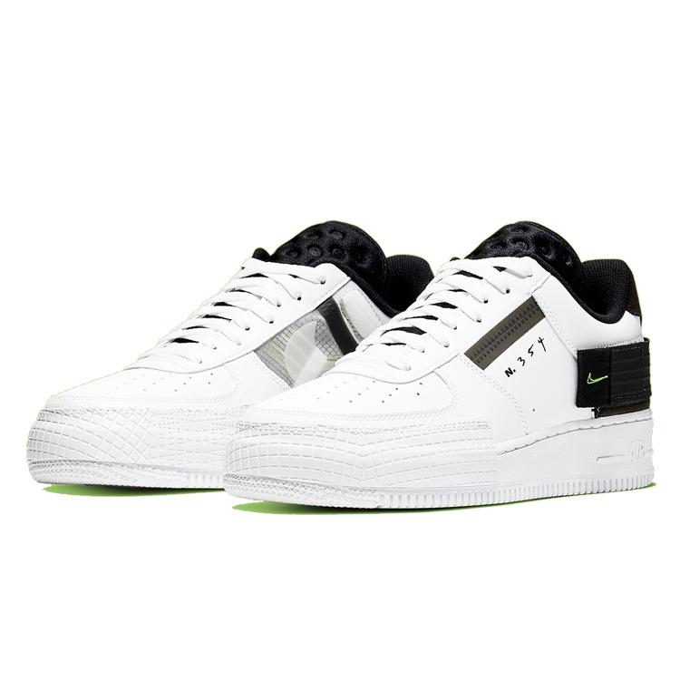 Nike Тип Air Force 1 Белый Черный Вольт AT7859-101