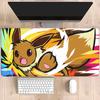 Hd Printing Mousepad Eevee Gaming Larger Mouse Pad Kawaii Speed Keyboard Overlock Anime Pc Office Nonslip Base Desk Mat
