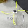 Universal Aluminum Trimmer Head With Four Trimmer Lines For Brush Cutter Grass Trimmer Head Replacement Tool Part