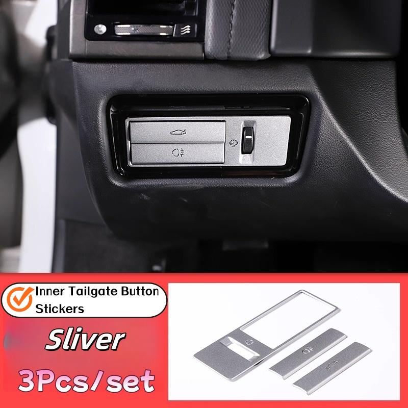 For Jaguar XF XJ 2010-2019 Stainless Steel Black Car Central Control Multimedia Air Button Cover Trim Sticker Car Accessories lqrd4
