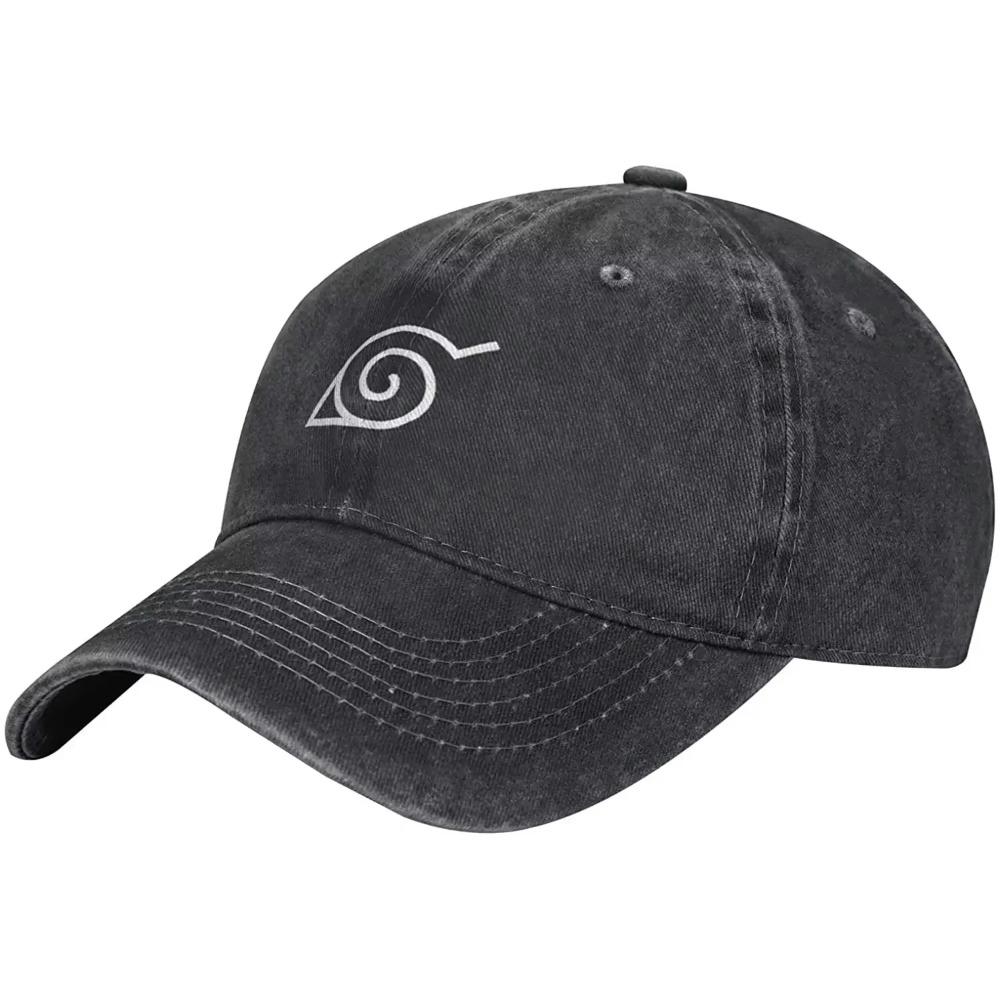Кепка в стиле аниме для мужчин и женщин с низкой посадкой бейсбольная кепка из денима и хлопка, регулируемая кепка для папы, унисекс, защита от солнца