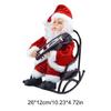 Рождественское кресло-качалка Санта-Клаус Музыкальная игрушка Кресло-качалка на батарейках Санта-Клаус Электрические игрушки Подарки на Новый год для друзей