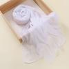 Lightweight Scarf Hot Drill Imitation Pearls Decor Headwrap Women Solid
