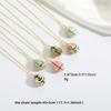 1Pc Clavicle Chain Niche Water Droplet Pendant Exquisite Pendant Necklace Gift Pattern Easter Egg