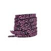 Flat Burst Crack Texture Shoelaces Rope Sports Shoe Laces Leopard Print Cement Flame Red Printing Shoestring 17 Colors