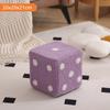 Креативные игральные кости, сменная обувь, маленький табурет, красочный плюшевый диван, подставка для ног, современная гостиная, украшение дома, пуфик, входная скамья