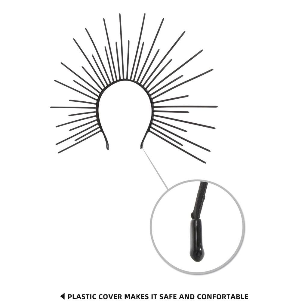 Elegant Radiance Crown Wedding Headband Baroque Tiaras Hairband Women Accessories Cosplay Costume Props Church Hairband