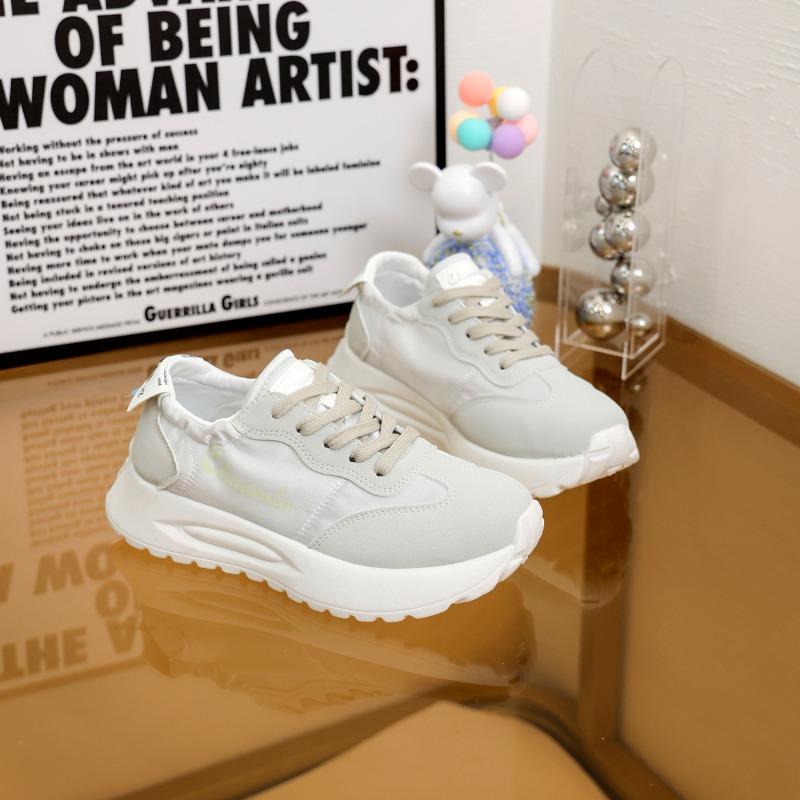 2024 Новые летние женские новые модные дышащие спортивные туфли на шнуровке с толстой подошвой Zapatillas De Mujer