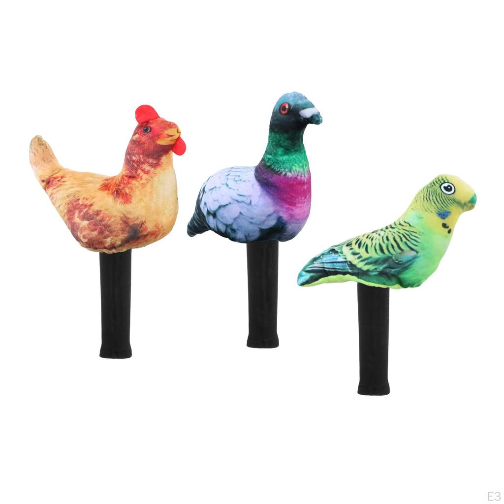 Animal Golf Wood Headcover Club Head Cover, Anti Scratch Transport Protect Cute Practical Protective