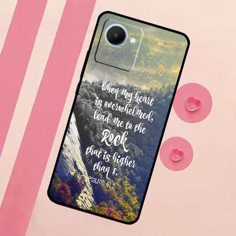 Чехол Christian Psalms для Realme GT Neo 5 3T 2T 9 11 10 Pro Plus C11 C15 C21Y C25S C30 C31 C33 C35 C53 C55