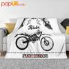 Puch Condor Pinup Мотоцикл Велосипед Классические Автомобили Ультра-Мягкое Одеяло Покрывало Зимнее Покрытие для Дивана Постельное Белье