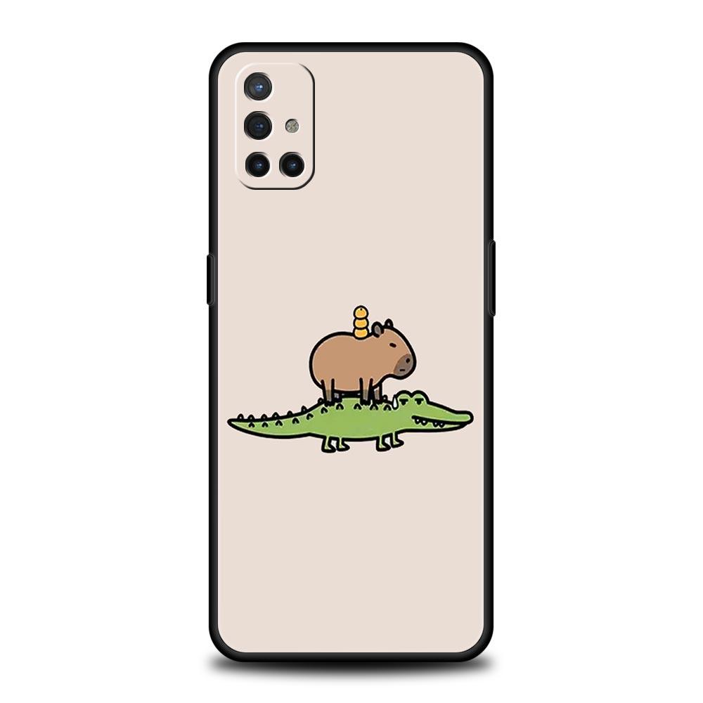 Чехол для телефона для OnePlus 12 11 10 9 Pro 9T 12R 10R 9R 9RT 10T 8T 8 7 6T 7T Nord 2T CE 2 5G N200 N10 N100 Чехол Милая Капибара