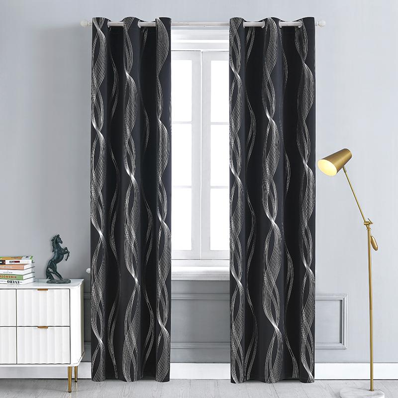 1 панель Современные шторы для гостиной Шторы с высокой степенью затемнения 90% для затемнения спальни Шторы Плотные жалюзи Шторы Двери