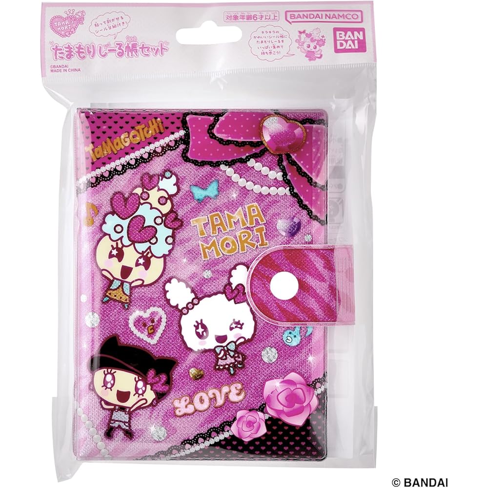 Набор наклеек Bandai Tamagotchi Яркая версия Возраст 6+ Коллекционная игрушка
