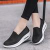 Shoes for Women Sneakers Comfy Light Thick Sole Breathable Mesh Female Shoes Slip-On Durable Spring Stylish Trend Leisure Flats
