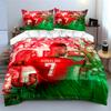 Red & Green Ronaldo Bedding Bedding set (1 duvet cover, 2 pillowcases, duvet not included)