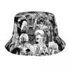 Chainsaw Man Collage Bob Hats for Girl Summer Anime Sun Hats Hip Hop Foldable for Outdoor Fisherman Cap Panama Hat
