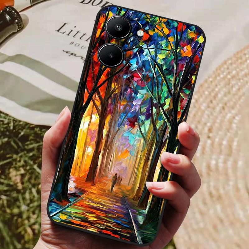 Чехол для Realme 10 4G Черный Мягкий Силиконовый Ударопрочный Чехол для Телефона Realme 10 2022 Чехлы для Телефона Realme10 C33 C 33 4G Защитные Fundas
