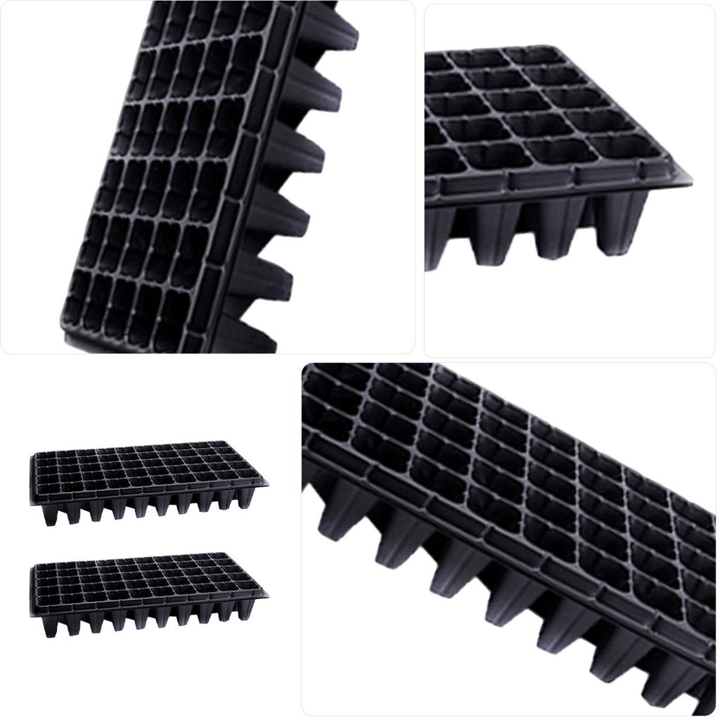 10 Pcs 50 Cell Starter Planter Plant Propagation Containers Cell Seedling Trays Tomato Germination Garden Nursery Sapling