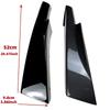 For BMW 3 Series E90 E91 M-Tech LCI 2009-2012 Front Bumper Splitters Lip Pair Glossy Black Car Diffuser Splitter Spoiler Cover