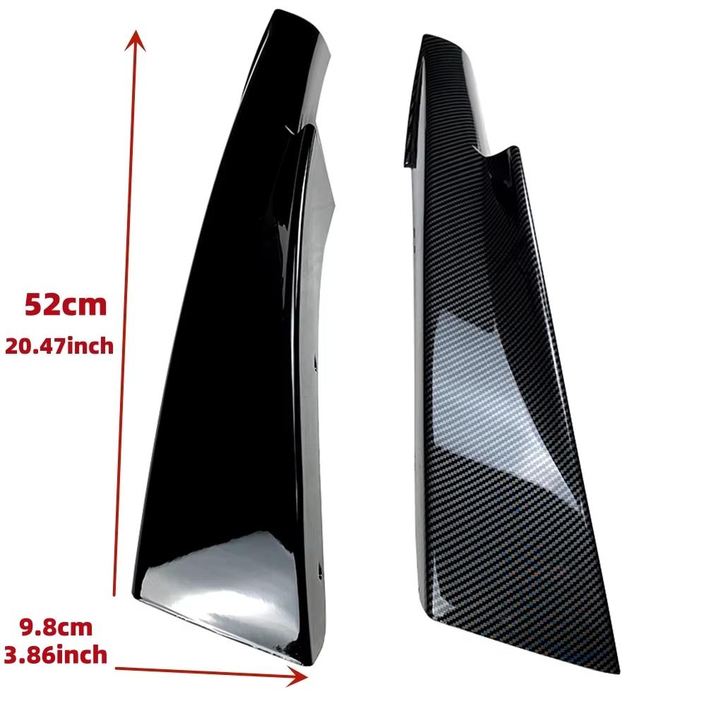 For BMW 3 Series E90 E91 M-Tech LCI 2009-2012 Front Bumper Splitters Lip Pair Glossy Black Car Diffuser Splitter Spoiler Cover