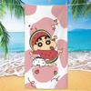 Extra Large Kids Quick Dry Bath Towel Cartoon Character Digital Print Double Sided Flannel Microfiber Beach Towel