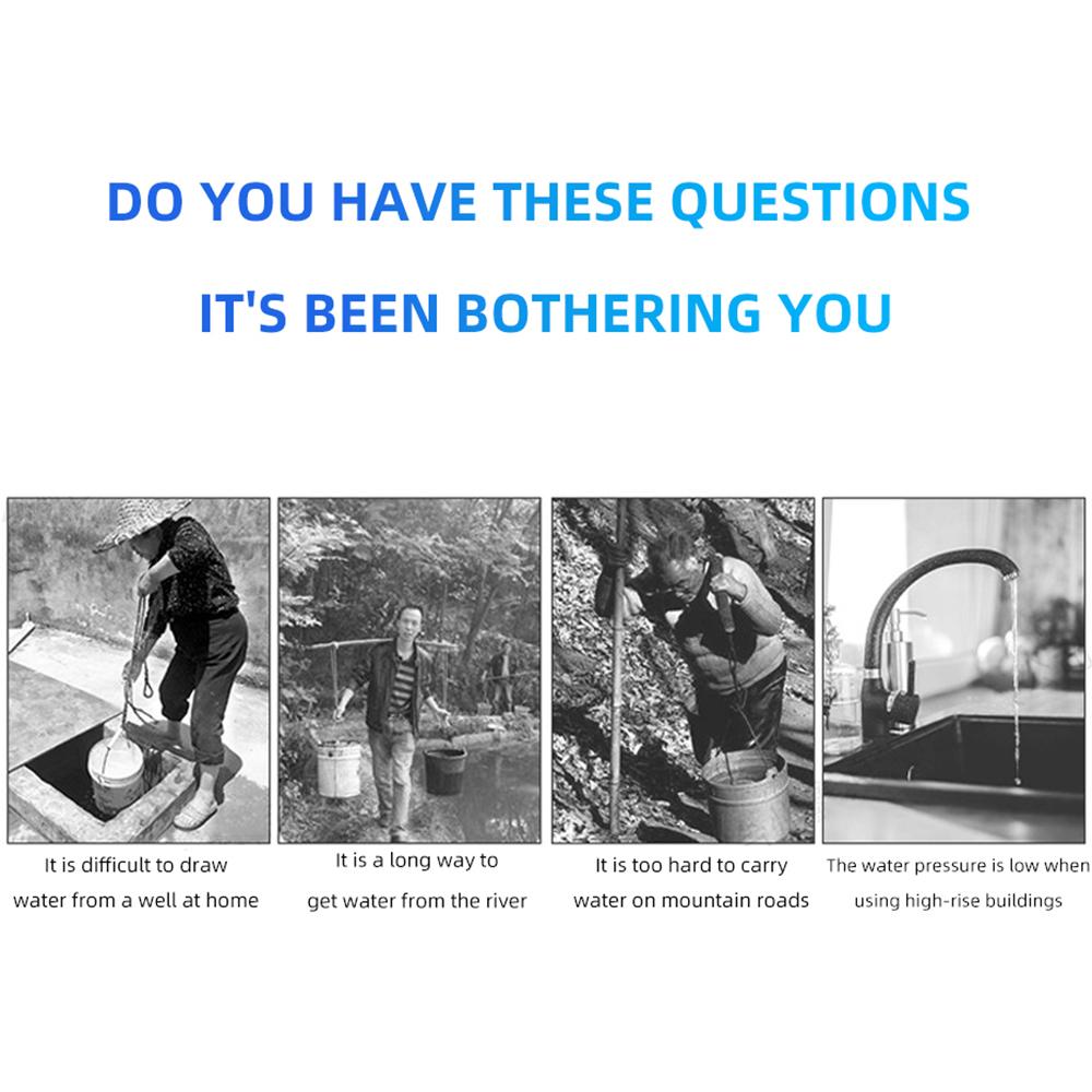 220V Intelligent Pump Automatic Self-priming Pump 800W Booster Pump Solar Water Heater Pressurized Pump Water Well Suction Pump