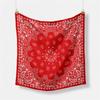 Twill Silk Scarf Woman Cashew Painting Square Scarves Wraps Bandana Small Hijab Silk Foulards Tie Headband Neckerchief 53CM