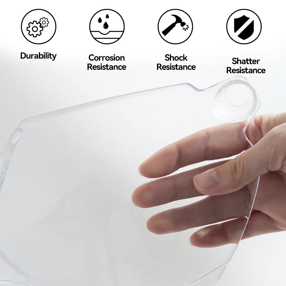 Motorcycle Headlight Cover Protective Guard Headlight Protector Acrylic Fit for Tiger 800 1200 XCX XRX Explorer 1215