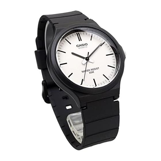 [Casio] Стандартные аналоговые кварцевые часы MW-240-7EV Без косметической коробки Мужские Черные x Белые Зарубежная модель [Параллельный импорт]