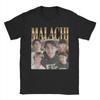 Мужские футболки Malachi Barton Хлопковая одежда Винтажная футболка с коротким рукавом и круглым вырезом Оригинальная футболка