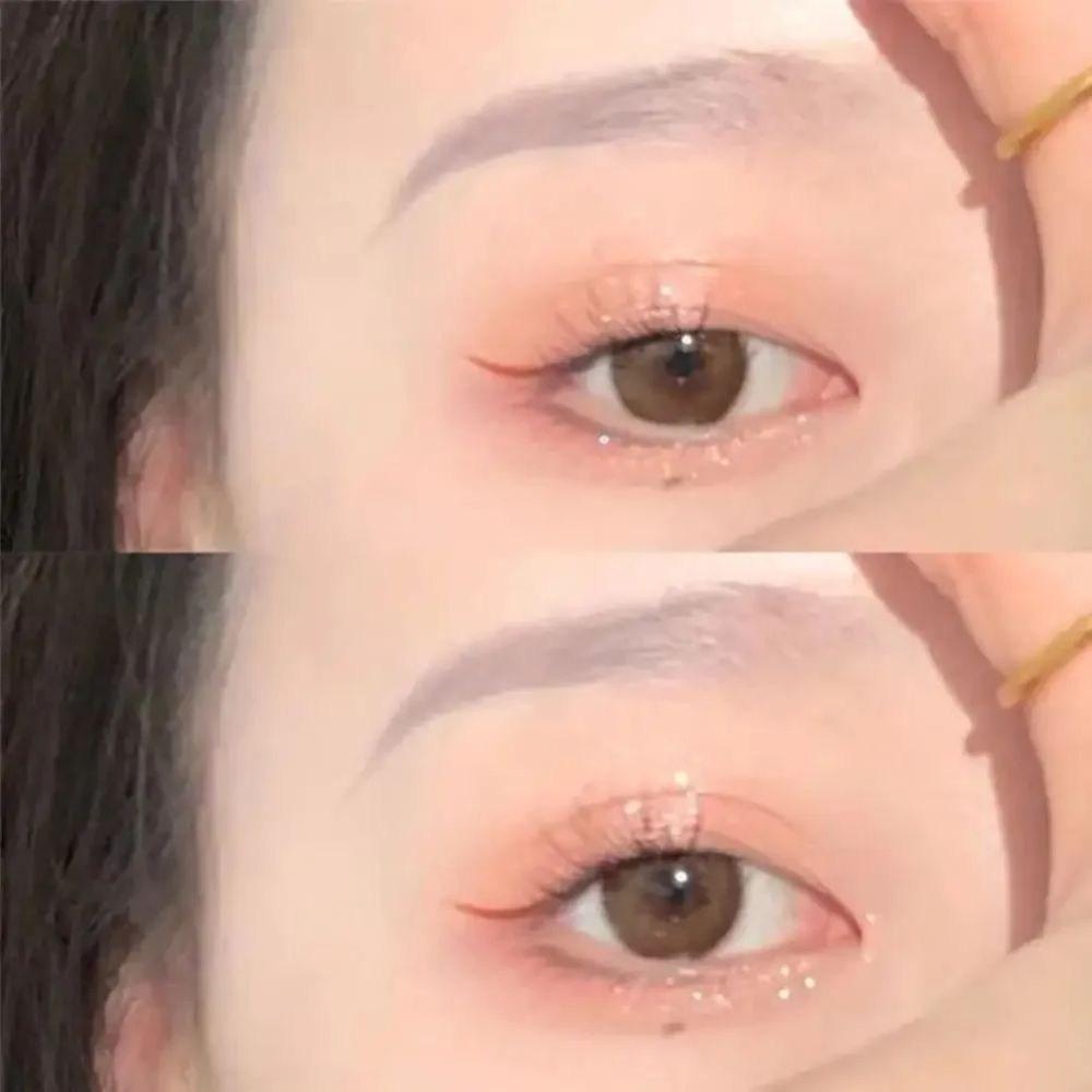 Палитра теней для век Shimmer Nude Shiny Makeup Glitter Pearlescent Portable Waterproof Eye Cosmetics Sequins 9 цветов, 02 B, 1 шт.