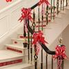 Wedding Decor: Stair Handrails, Floral Arrangements, Ribbons, and Honeymoon Room Accessories