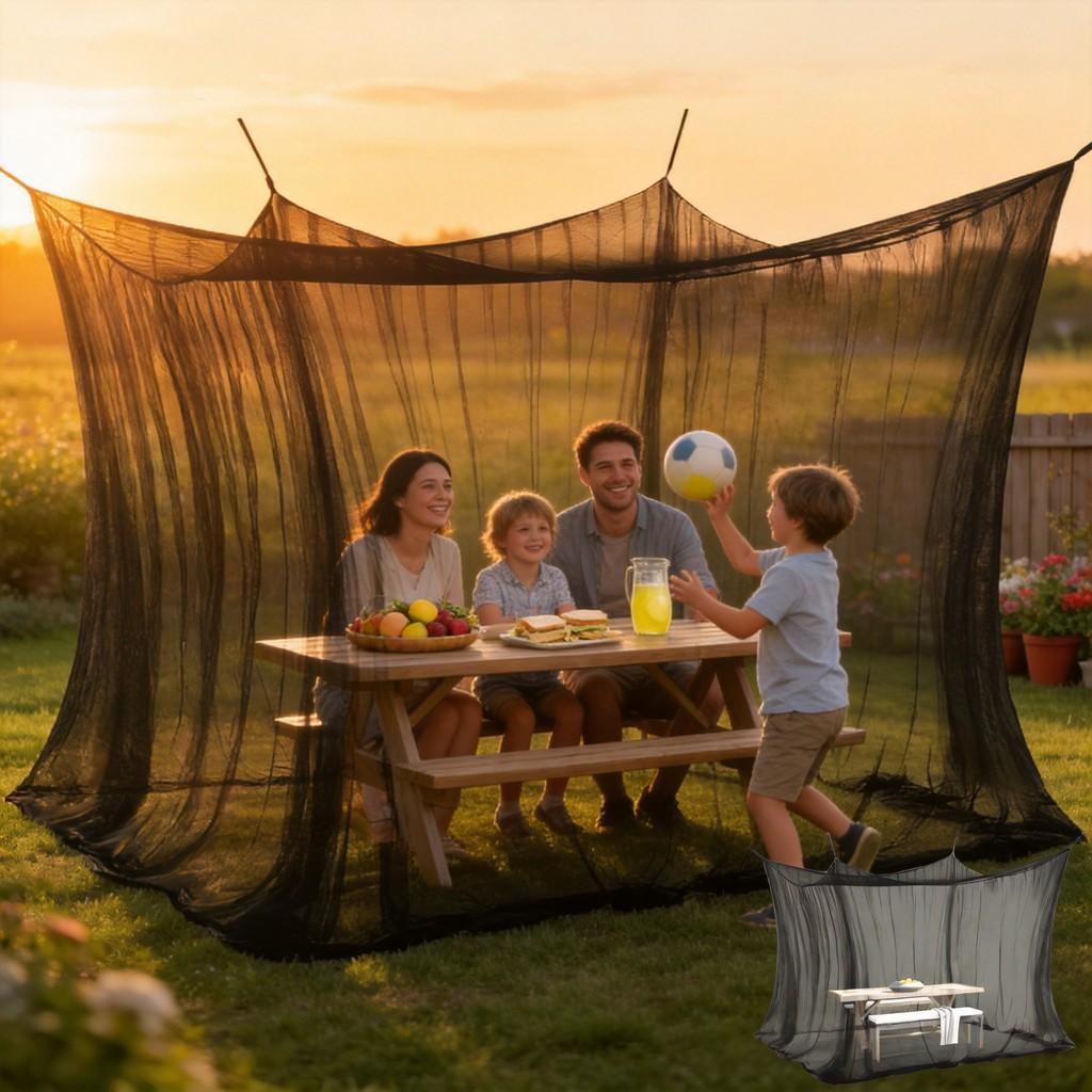 Outdoor Mosquito Net Tent With Polyester Fabric For Camping And Garden Use