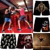 Skull Ghost Horror Skeleton Dark Boxing Shorts Pants 3D Print Fighting Training Unisex Men Women Quick Dry Fitness Gym Sport Workout Casual Streetwear