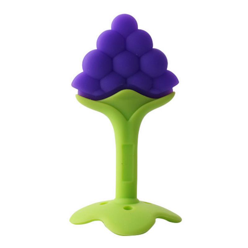 Новорожденный Прорезывание зубов Фрукты Дети Детские Силиконовые Игрушки для прорезывания зубов Гуттаперча Дети