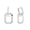 Silver Earrings with Cubic Zirkonia (2175346)