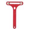 T Shaped Watch Back Case Opener Alloy Steel Clear Scale Watch Bottom Cover Remover for Watch Repair Red