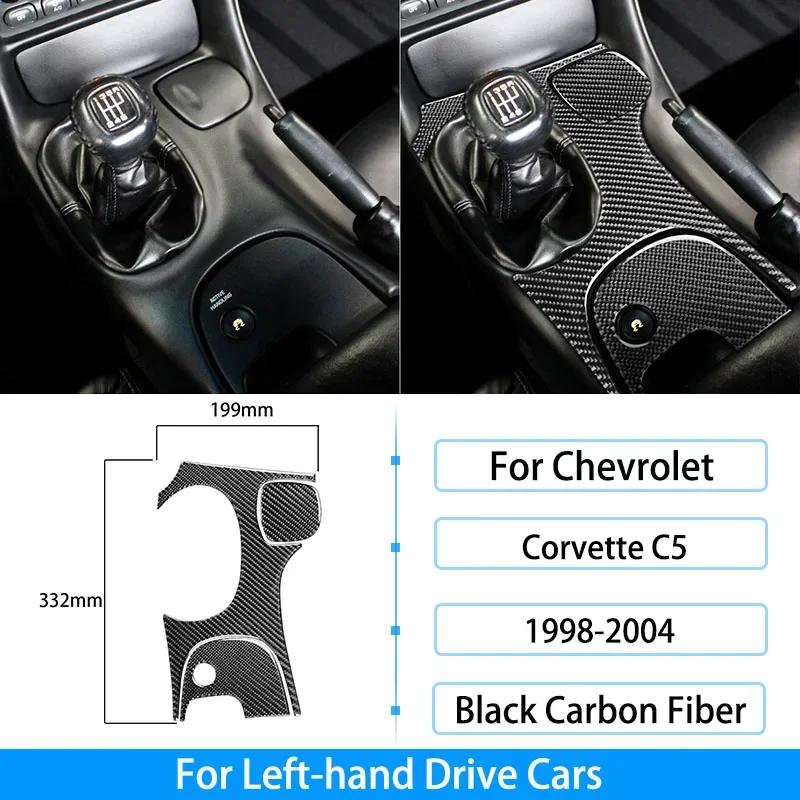 For Chevrolet Corvette C5 1998-2004 Soft Carbon Fiber Kits Full Center Console Dashboard Panel Interior Trim Sticker Accessories