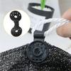 1 Set Shading Net Clip Durable High Temperature Resistant Backyard Greenhouse Shade Cloth Fixing Clamp Daily Use