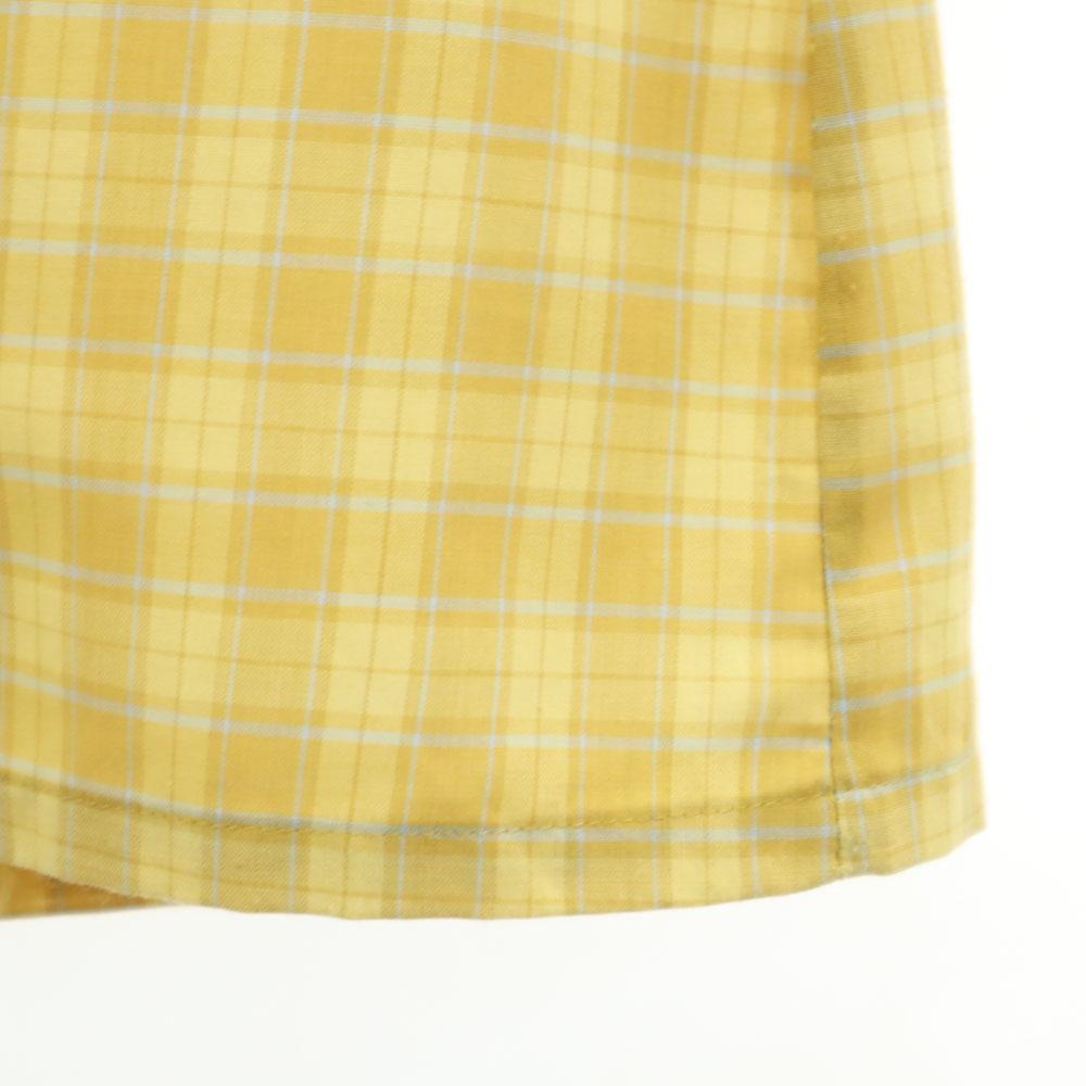 Arrow Винтажная рубашка 60-х годов силуэта бокс, в клетку, с длинным рукавом, с открытым воротником, мужская, б/у